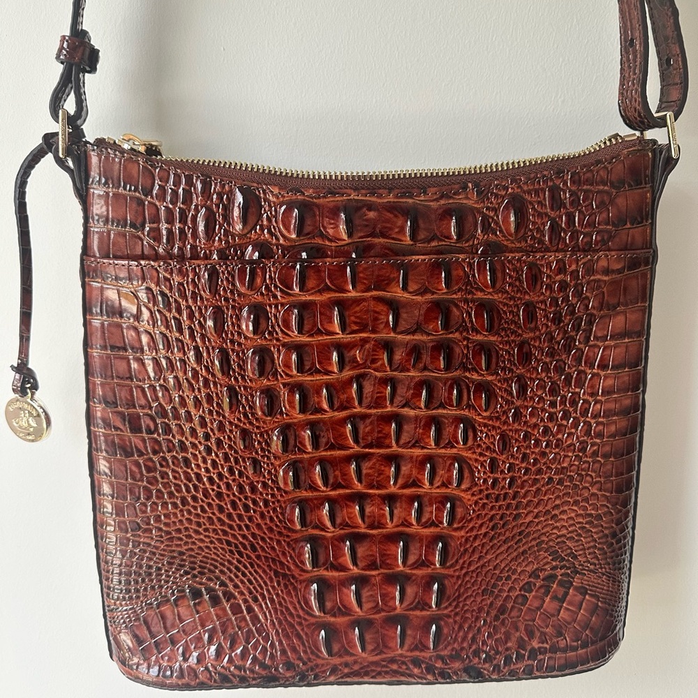 Brahmin Katie Crossbody in Pecan Melbourne - Picture 7 of 14